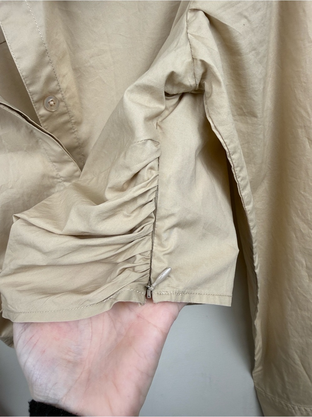 L’academie x revolve cropped cotton crisp blouse small - Picture 4 of 6